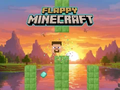 Cluiche Cluiche minecraft flappy ar líne