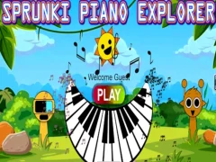 Cluiche Sprunki Pianó Explorer ar líne