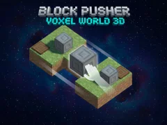Cluiche Cluiche Bloc pusher Voxel World 3D ar líne