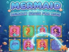 Cluiche Inchinn Cuimhne Mermaid For Kids ar líne