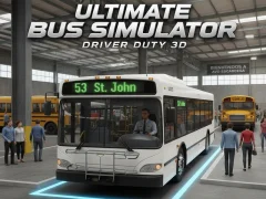 Cluiche Dualgas Tiománaí Insamhladh Bus Ultimate 3D ar líne