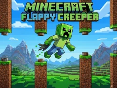Cluiche Minecraft Flappy Creeper ar líne