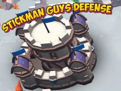 Cluiche Cosaint Guys Stickman ar líne