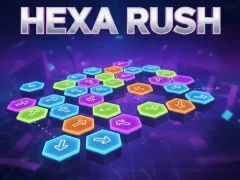 Cluiche Hexa Rush ar líne