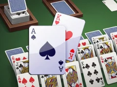 Cluiche Cárta dúbailte Klondike solitaire ar líne