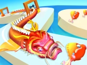 Cluiche Éabhlóid éisc 3D ar líne