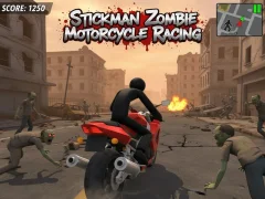 Cluiche Cluiche Rásaíocht Gluaisrothar Stickman Zombie ar líne