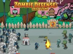 Cluiche Zombie Defense: Seastán Last ar líne