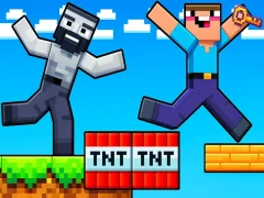 Cluiche Noob: Seifteanna Parkour ar líne