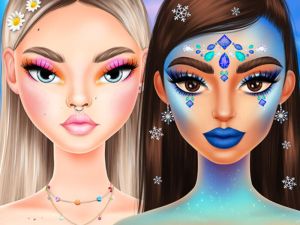 Cluiche Séasúir makeup mega is fearr ar líne