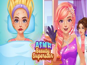 Cluiche Superstar áilleacht asmr ar líne