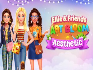 Cluiche Ellie agus cairde Art Bloom Aeistéitiúil ar líne