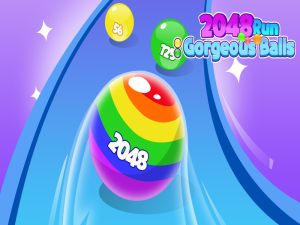 Cluiche 2048 Rith liathróidí taibhseach ar líne