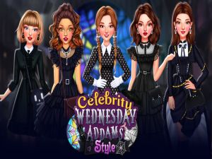 Cluiche Celebrity Dé Céadaoin Addams Stíl ar líne