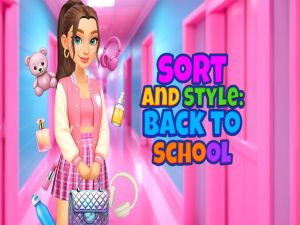 Cluiche Sórtáil agus Stíl: Ar ais ar scoil ar líne