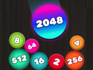 Cluiche 2048 Puzal: Ceangail na liathróidí ar líne