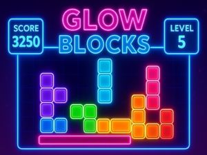 Cluiche Bloic Glow ar líne