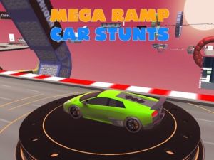 Cluiche Stunts carr rampa mega ar líne