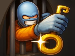 Cluiche Jailbreak Stickman Leibhéal amháin ar líne