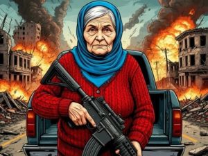 Cluiche Grandma le meaisín-gunna: apocalpsis ar líne