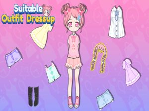 Cluiche Dressup outfit oiriúnach ar líne