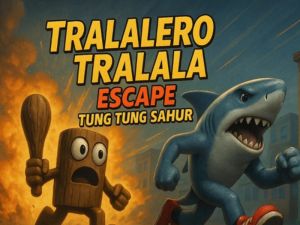 Cluiche Tralalero Tralala éalú Tung Tung Sahur ar líne