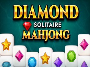 Cluiche Diamond Solitaire Mahjong ar líne