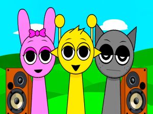 Cluiche Beats Ceol Monster Sprunki ar líne