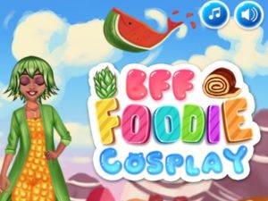Cluiche BFF Foodie Cosplay ar líne