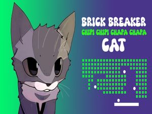 Cluiche Brick Breaker Chipi Chipi Chapa Chapa Cat ar líne