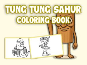 Cluiche Leabhar dathúcháin Tung Tung Sahur ar líne