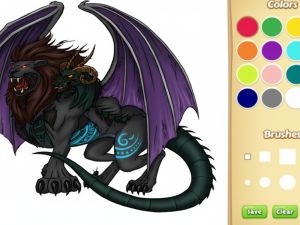 Cluiche Leabhar Dathúcháin Dragon Chimera ar líne