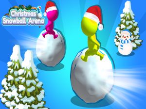 Cluiche Arena liathróid sneachta na Nollag ar líne