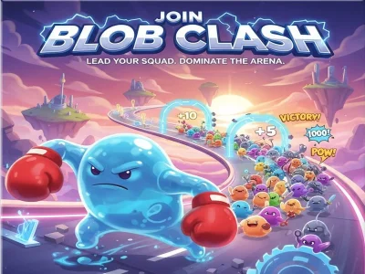 Cluiche Bí páirteach i Blob Clash ar líne