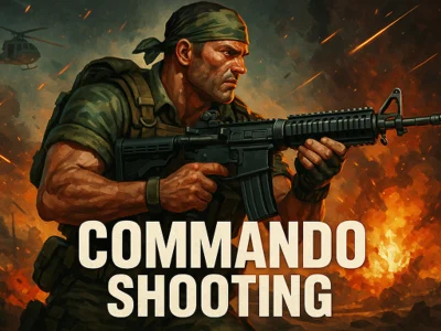 Cluiche Lámhach Commando ar líne