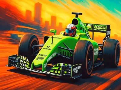 Cluiche Racer tráchta foirmle ar líne