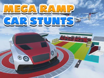 Cluiche Stunts carr rampa mega an-mhór ar líne