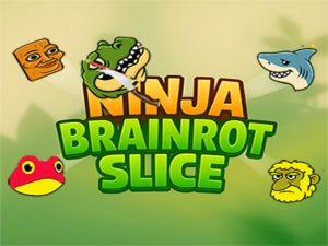 Cluiche Slice Ninja Brainrot ar líne
