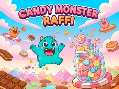 Cluiche Cluiche Candy Monster Raffi ar líne