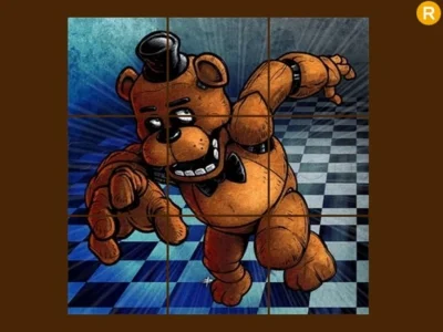 Cluiche Cluiche Fnaf Freddy Sleamhnáin Puzal ar líne ar líne