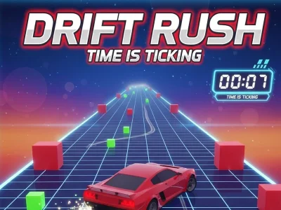 Cluiche Tá Am Rush Drift Ag Ticeáil ar líne