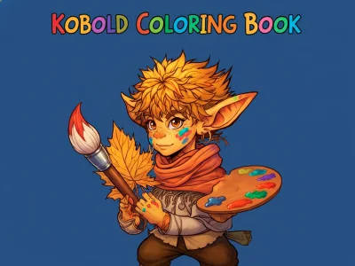 Cluiche Leabhar Dathúcháin Kobold ar líne