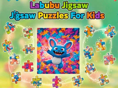 Cluiche Jigsaw Puzzles do Pháistí Labubu ar líne