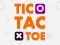 Cluiche Tic Tac Toe Arcade ar líne