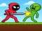 Cluiche Cluiche Líne Red Stickman vs Monster School ar líne