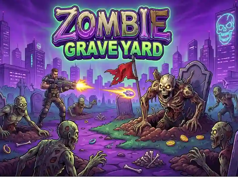Cluiche Zombie Grave Yard ar líne