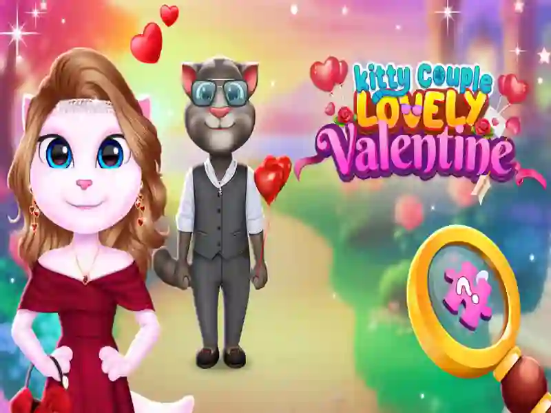 Cluiche Lánúin Kitty Valentine álainn ar líne