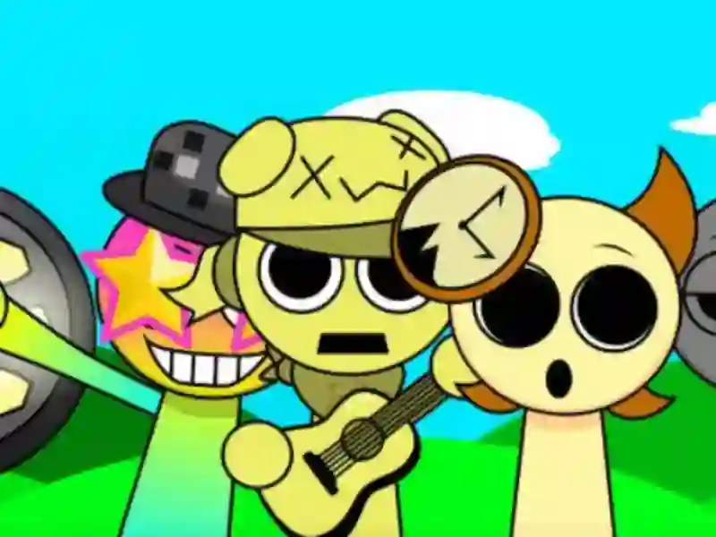 Cluiche Sprunki Gach Bónas ar líne