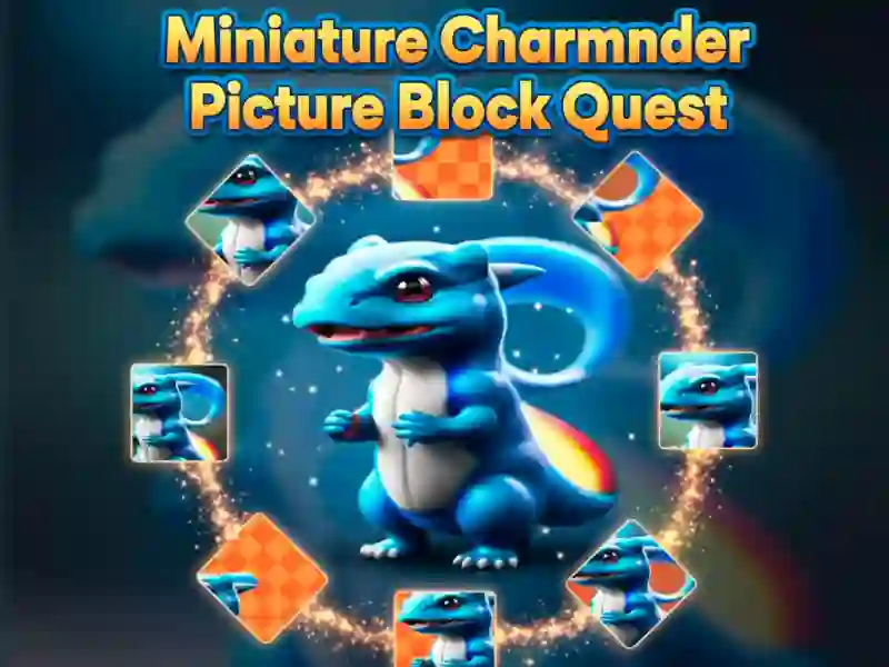Cluiche Rompu Bloc Pictiúr Miniature Charmander ar líne