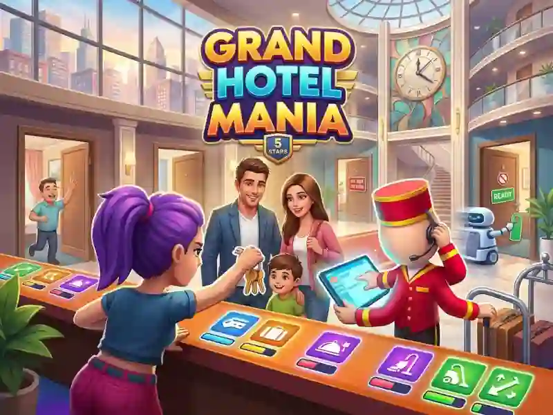 Cluiche Cluiche Grand Hotel Mania ar líne